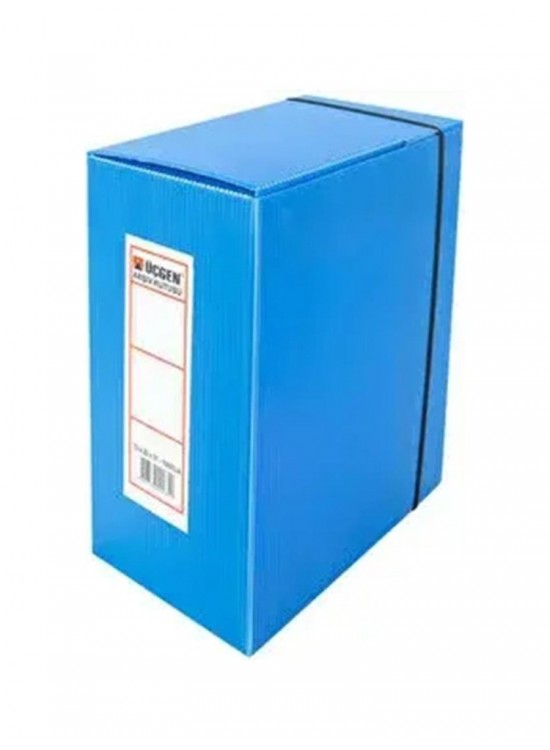 Üçgen Proje Kutusu Plastik Battal 13x22x31 Mavi (1 Adet)