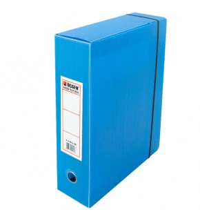 Üçgen Proje Kutusu Plastik Lastikli Battal 29x40x9 Mavi (1 Adet)