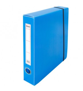 Üçgen Proje Kutusu Plastik Lastikli Dar 24x32x5 Mavi (1 Adet)