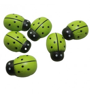 Uğur Böceği 12Mm Yeşil 100 Lü U3493