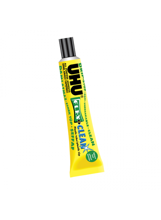 Uhu Sıvı Yapıştırıcı Flex+Clean Solventsiz 20 ML 48306 (1 Adet)