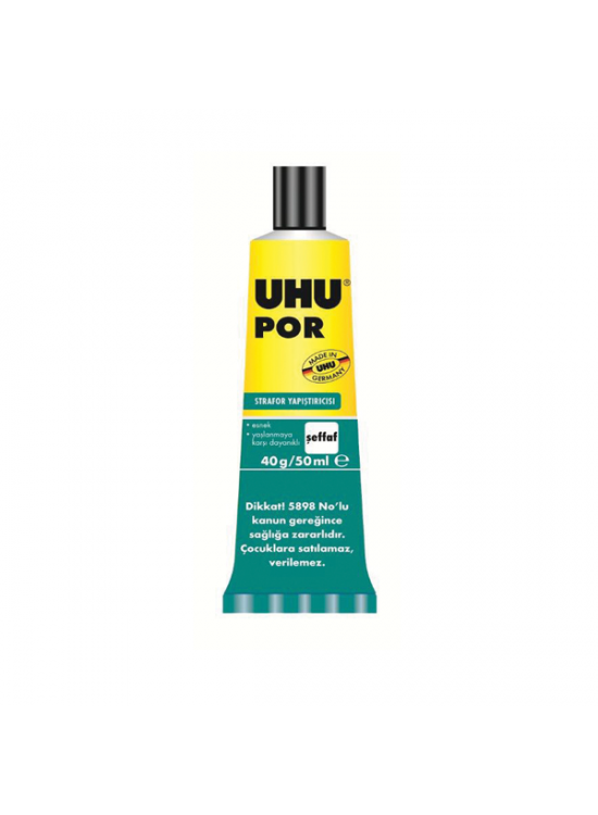 Uhu Sıvı Yapıştırıcı Por 50 ML 40359 (1 Adet)