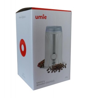 UMIE KB-U51 65G kapasiteli Beyaz 160W Kahve ve Baharat Öğütücü