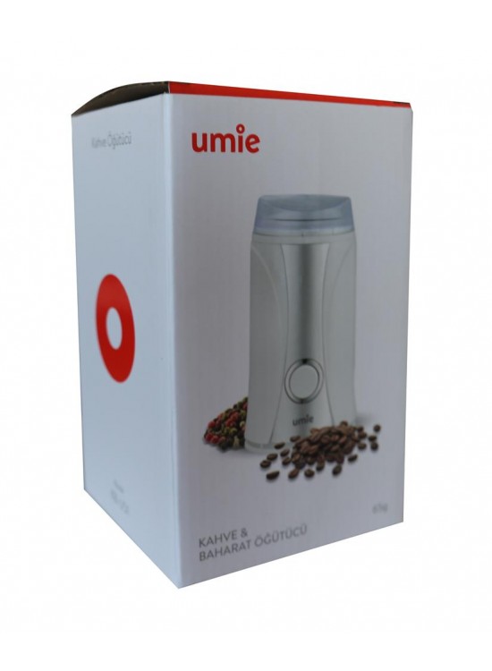 UMIE KB-U51 65G kapasiteli Beyaz 160W Kahve ve Baharat Öğütücü UMIE KB-U51 65G kapasiteli Beyaz 160W Kahve ve Baharat Öğütücü