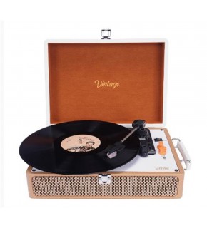 UMİE Vintage UM-P353 Pikap Bluetoothlu 3.5mm AUXIN&RCAO Destekli Müzik Kutusu