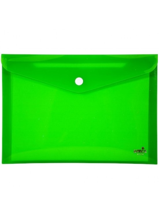 Umix Çıtçıtlı Zarf Dosya A4 Neon Yeşil U1121N-YE (1 Adet)