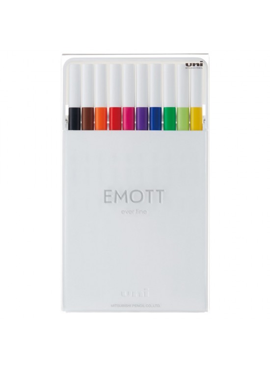 Uni-Ball Akrilik Uçlu Kalem Emott 0.4 MM Fine 10 Lu Std Renk Uni-Ball Akrilik Uçlu Kalem Emott 0.4 MM Fine 10 Lu Std Renk