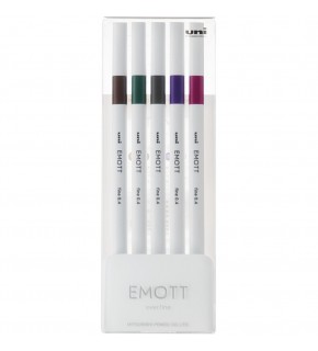 Uni-Ball Akrilik Uçlu Kalem Emott 0.4 MM Fine 5 Li Vintage Renk