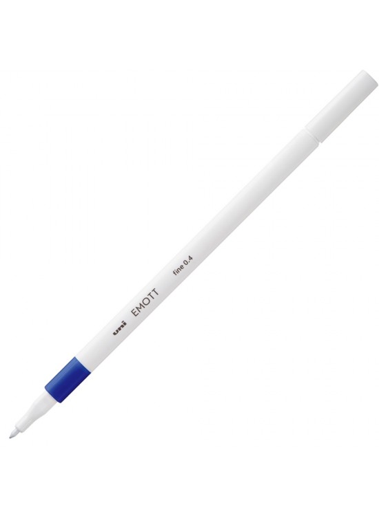 Uni-Ball Akrilik Uçlu Kalem Emott 0.4 MM Fine Mavi (1 Adet)