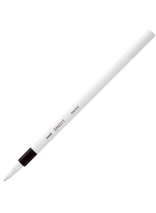 Uni-Ball Akrilik Uçlu Kalem Emott 0.4 MM Fine Siyah (1 Adet)