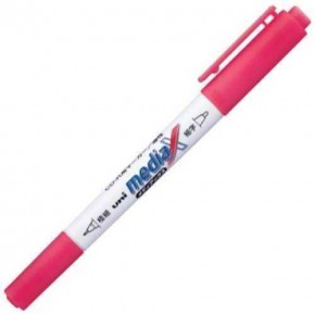 Uni-Ball Asetat Kalemi MediaX CD-R 0.4-0.9 mm Kırmızı PD-153T (1 Adet)