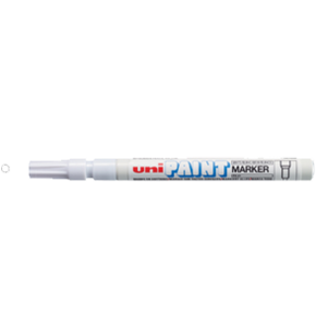 Uni-Ball Markör Boyama Paınt Marker 0.8-1.2 mm Beyaz PX-21 (1 Adet)