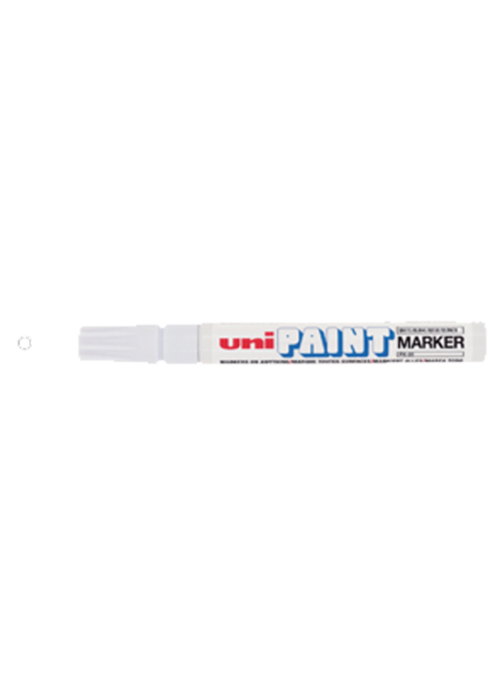 Uni-Ball Markör Boyama Paınt Marker 2.2-2.8 mm Beyaz PX-20 (1 Adet)