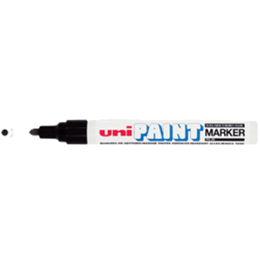 Uni-Ball Markör Boyama Paınt Marker 2.2-2.8 mm Siyah PX-20 (1 Adet)