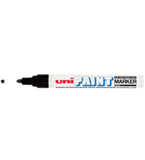 Uni-Ball Markör Boyama Paınt Marker 2.2-2.8 mm Siyah PX-20 (1 Adet)