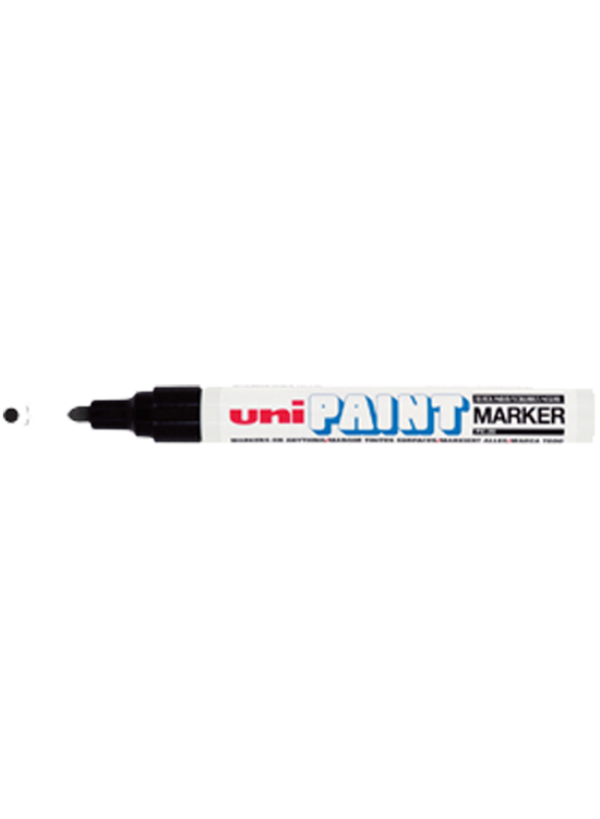 Uni-Ball Markör Boyama Paınt Marker 2.2-2.8 mm Siyah PX-20 (1 Adet)