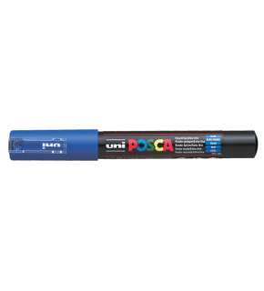 Uni-Ball Markör Boyama Posca Su Bazlı Poster 0.7 MM Mavi PC-1M (1 Adet)