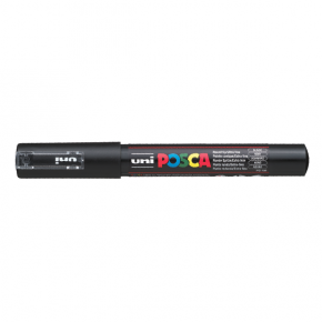 Uni-Ball Markör Boyama Posca Su Bazlı Poster 0.7 MM Siyah PC-1M (1 Adet)