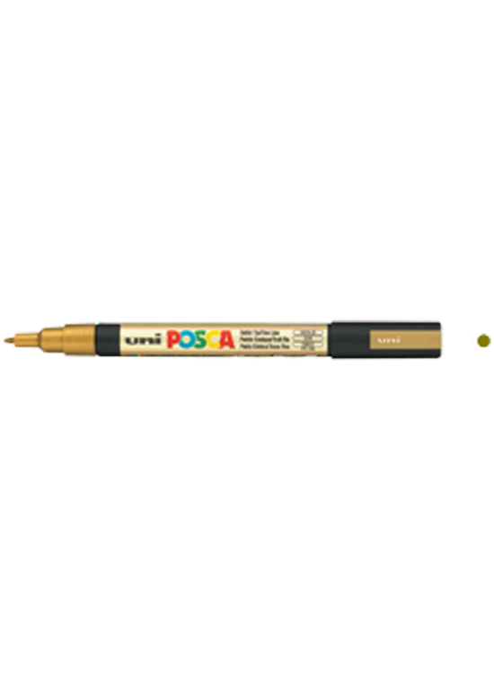 Uni-Ball Markör Boyama Posca Su Bazlı Poster 0.9-1.3 MM Altın PC-3M (1 Adet) Uni-Ball Markör Boyama Posca Su Bazlı Poster 0.9-1.3 MM Altın PC-3M (1 Adet)