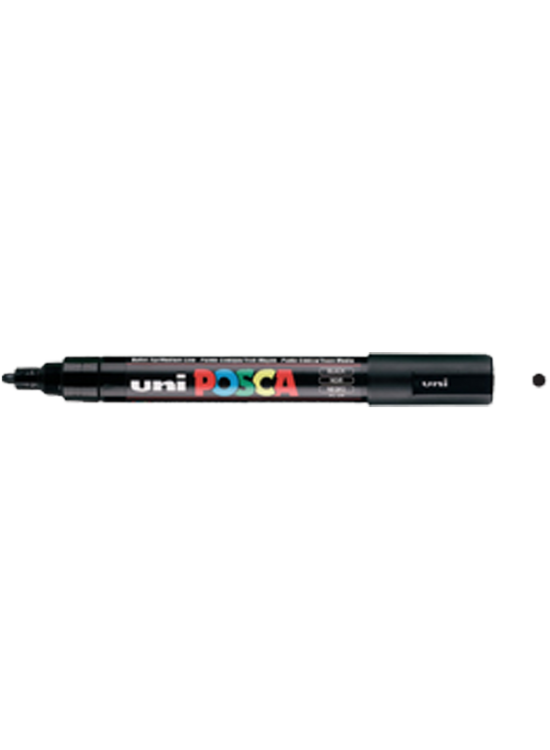 Uni-Ball Markör Boyama Posca Su Bazlı Poster 1.8-2.5 MM Siyah PC-5M (1 Adet) Uni-Ball Markör Boyama Posca Su Bazlı Poster 1.8-2.5 MM Siyah PC-5M (1 Adet)