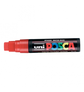 Uni-Ball Markör Boyama Posca Su Bazlı Poster 15.0 MM Kırmızı PC-17K
