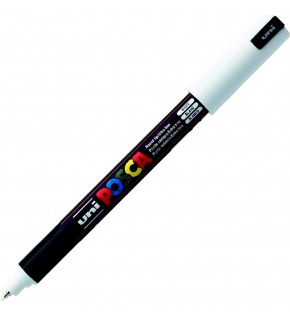 Uni-Ball Markör Posca 0.7 MM Su Bazlı Poster Beyaz N PC-1MR (1 Adet)