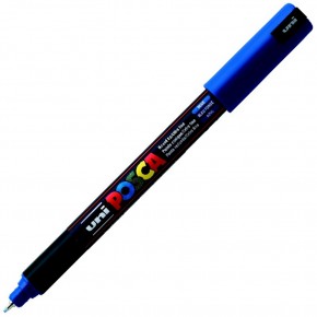 Uni-Ball Markör Posca 0.7 MM Su Bazlı Poster Mavi N PC-1MR (1 Adet)