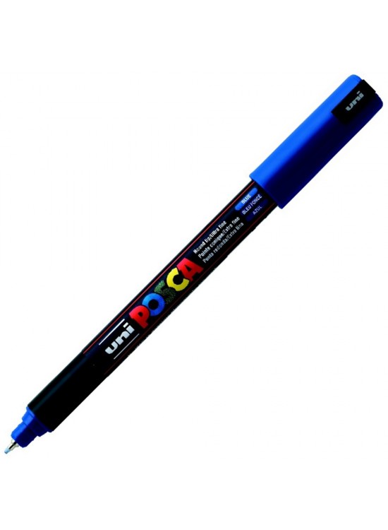 Uni-Ball Markör Posca 0.7 MM Su Bazlı Poster Mavi N PC-1MR (1 Adet)