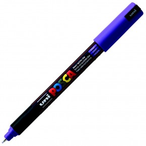 Uni-Ball Markör Posca 0.7 MM Su Bazlı Poster Mor PC-1MR (1 Adet)