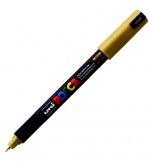 Uni-Ball Markör Posca 0.7 Su Bazlı Poster Altın (1 Adet)