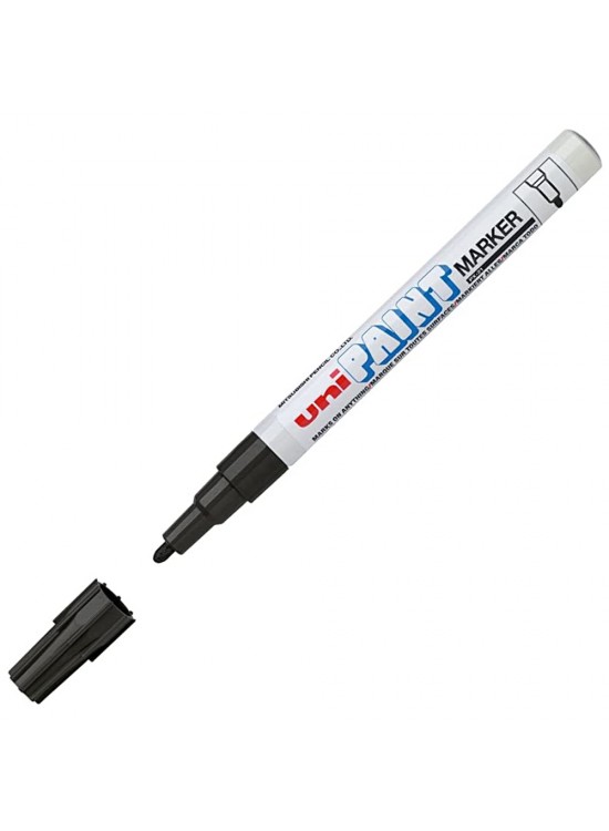 Uni-Ball Paınt Marker 0.8-1.2 Boyama Markörü Siyah PX-21 (1 Adet)