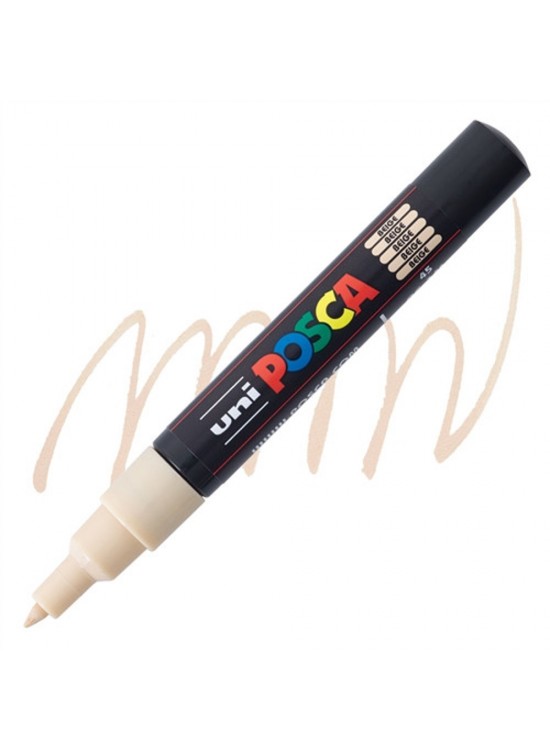 Uni-Ball Posca 0.7 Su Bazlı Boyama Markörü Bej N Pc-1M