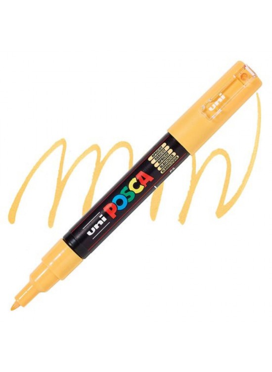 Uni-Ball Posca 0.7 Su Bazlı Boyama Markörü Kayısı N Pc-1M