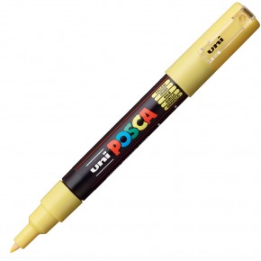 Uni-Ball Posca 0.7 Su Bazlı Poster Markörü Sarı PC-1M (1 Adet)