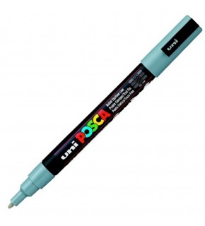 Uni-Ball Posca 0.9-1.3 Su Bazlı Poster Markörü Gri Pc-3M (1 Adet)