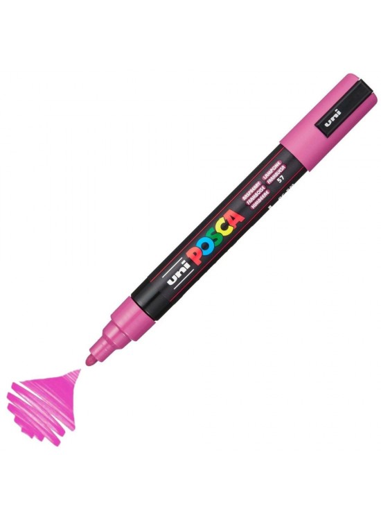 Uni-Ball Posca 1.8-2.5 Su Bazlı Boyama Markörü Ahududu N (1 Adet)