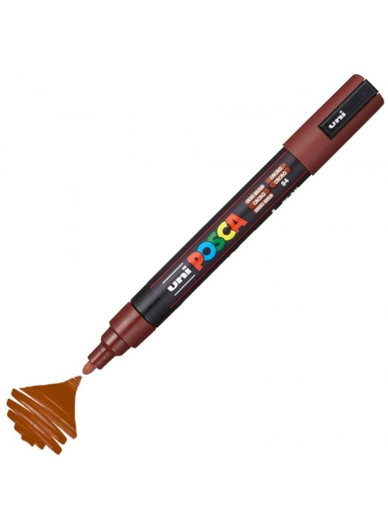 Uni-Ball Posca 1.8-2.5 Su Bazlı Boyama Markörü Kakaokahve N (1 Adet)
