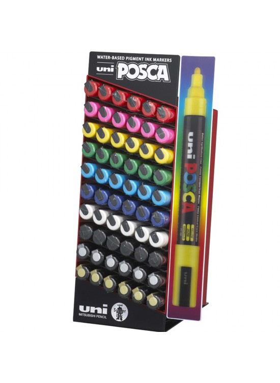 Uni-Ball Posca 1.8-2.5 Su Bazli Poster Markörü 60 Li Set