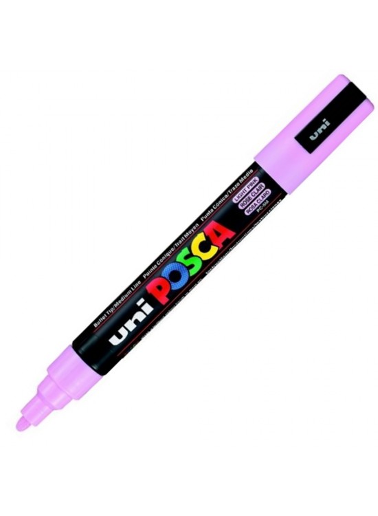 Uni-Ball Posca 1.8-2.5 Su Bazlı Poster Markörü A.Pembe PC-5M (1 Adet)