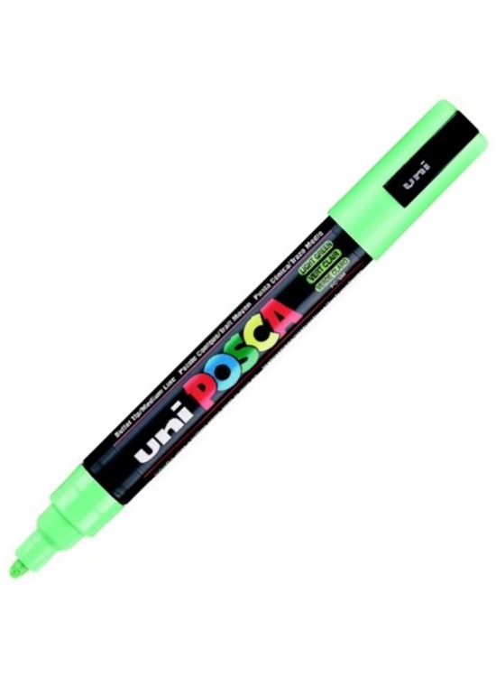 Uni-Ball Posca 1.8-2.5 Su Bazlı Poster Markörü A.Yeşil Pc-5M (1 Adet)