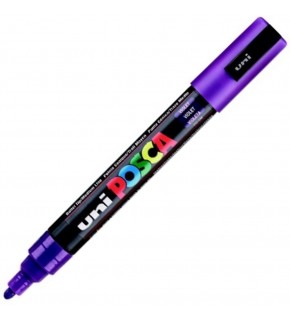 Uni-Ball Posca 1.8-2.5 Su Bazlı Poster Markörü Mor Pc-5M (1 Adet)