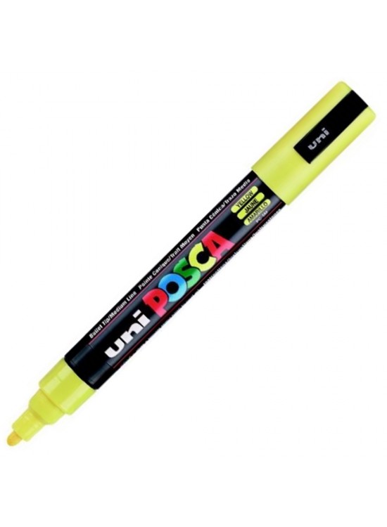 Uni-Ball Posca 1.8-2.5 Su Bazlı Poster Markörü Sarı (1 Adet) Uni-Ball Posca 1.8-2.5 Su Bazlı Poster Markörü Sarı (1 Adet)