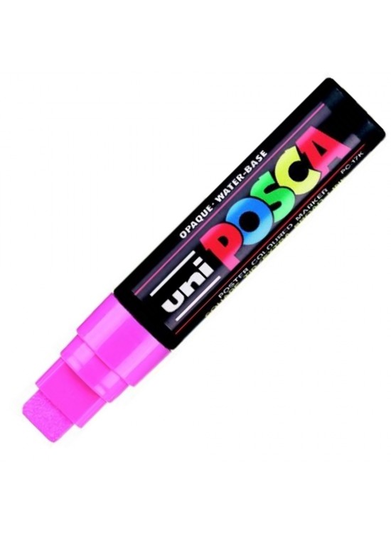 Uni-Ball Posca 15.0 Su Bazli Poster Markörü Pembe Pc-17K (1 Adet)