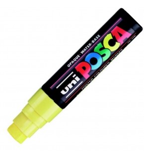 Uni-Ball Posca 15.0 Su Bazlı Poster Markörü Sarı Pc-17K (1 Adet)
