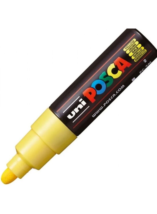 Uni-Ball Posca 4.5-5.5 Su Bazlı Poster Markörü Sarı PC-7M (1 Adet) Uni-Ball Posca 4.5-5.5 Su Bazlı Poster Markörü Sarı PC-7M (1 Adet)