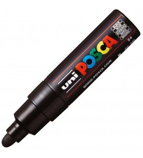 Uni-Ball Posca 4.5-5.5 Su Bazli Poster Markörü Siyah PC-7M (1 Adet)