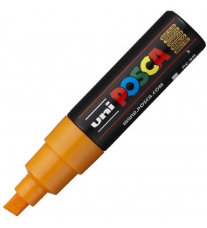 Uni-Ball Posca 8.0 Su Bazlı Poster Markörü P.Sarı PC-8K (1 Adet)