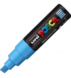 Uni-Ball Posca 8.0 Su Bazlı Poster Markörü Turkuaz PC-8K (1 Adet)