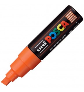 Uni-Ball Posca 8.0 Su Bazlı Poster Markörü Turuncu PC-8K (1 Adet)