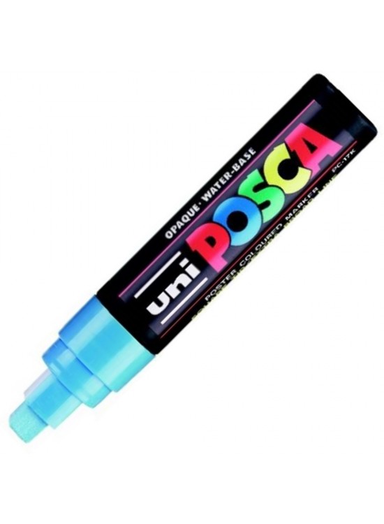Uni-Ball Poster Markörü Posca 15.0 Su Bazlı A.Mavi Pc-17K